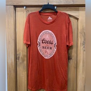 Coors Light Beer Short Sleeve T-Shirt EUC Medium
